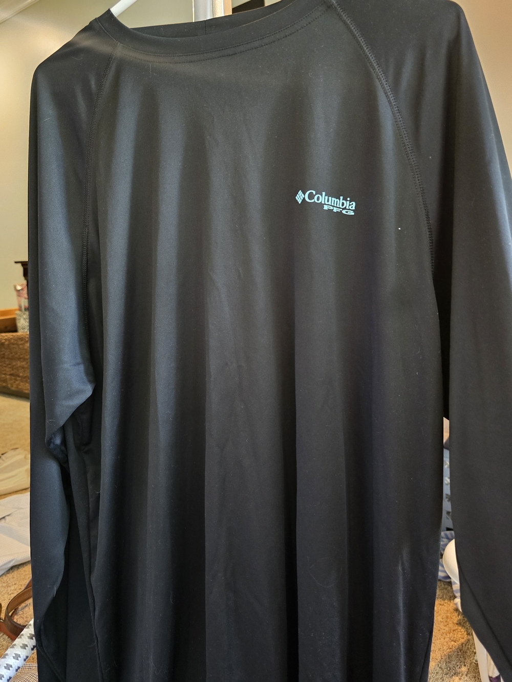 Columbia Black Long Sleeve Performance Shirt